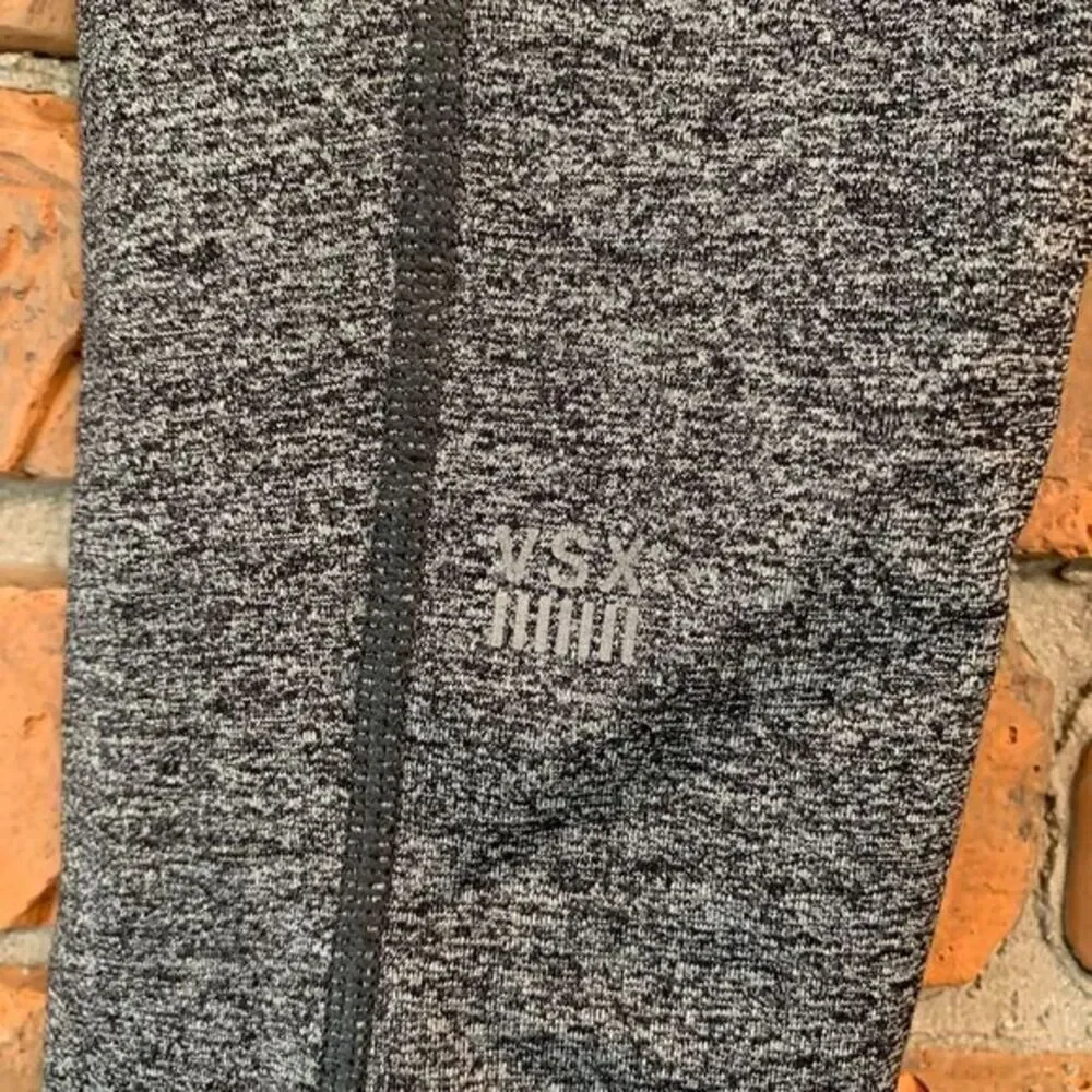 VSX Victoria's‎ Secret Sport Knockout Full Length Ankle Leggings Gray Size XS